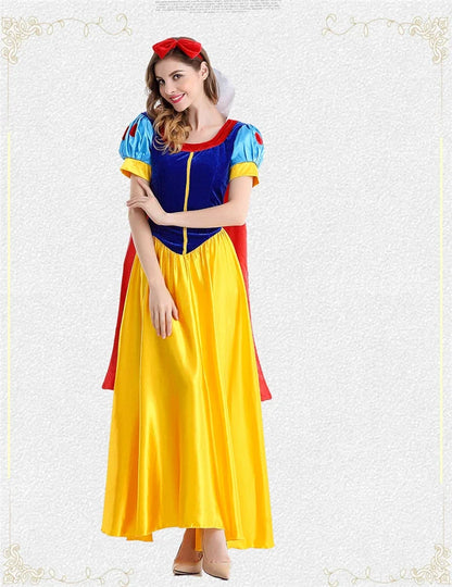 Cartoon Snow White Halloween Costume Coplay Dress