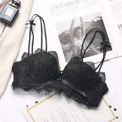 حمالة صدر مثيرة مطرزة بالزهور من الدانتيل