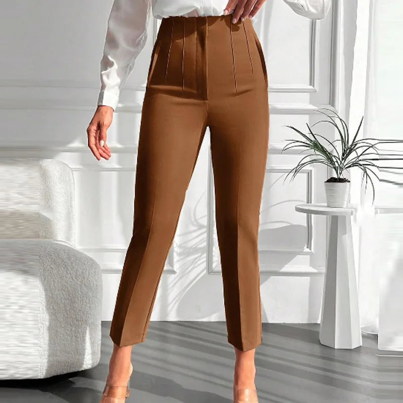 Office Wear High waist Formal Pants