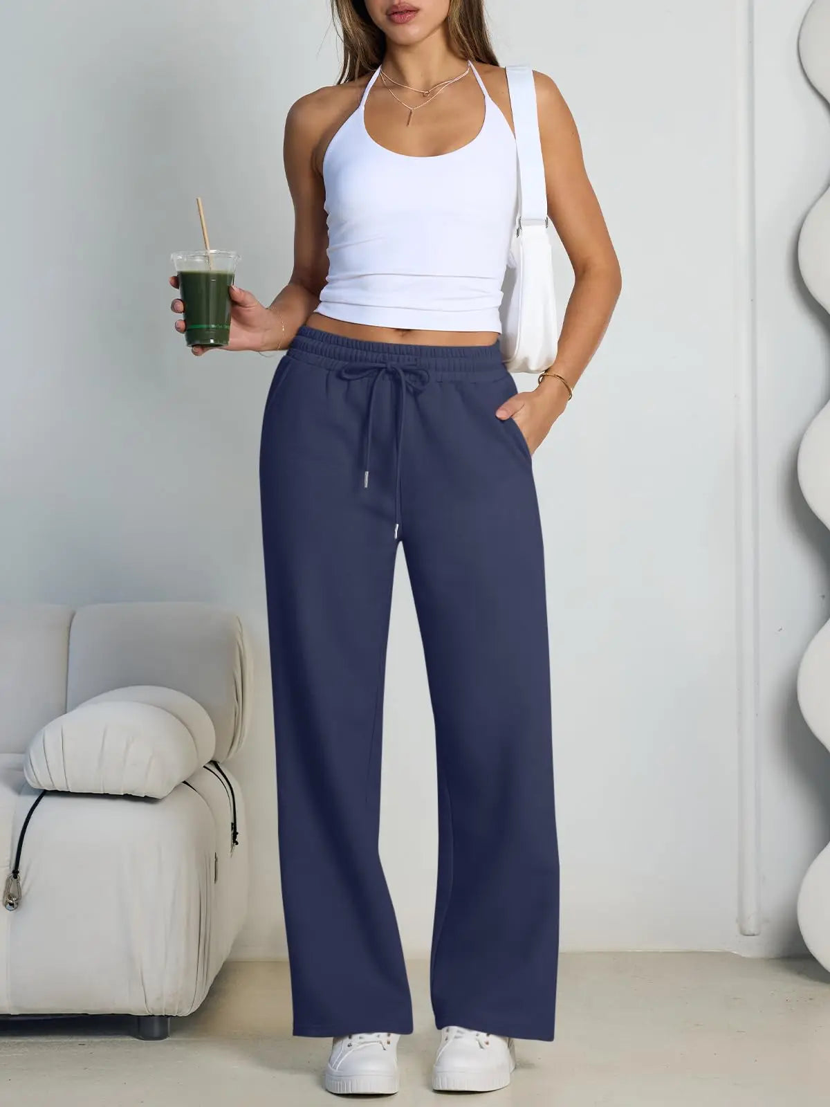 Wide Leg straight leg loose dance Pants