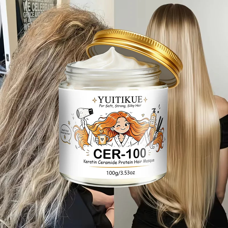 Protein Hair Mask 100g With Keratin & Ceramide Boost Hair Shine Damaged Hair Care