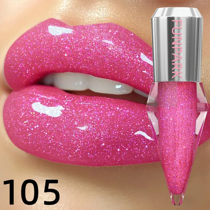 8 Color Glitter Shimmer Lip Gloss Moisturizing Sexy Lip