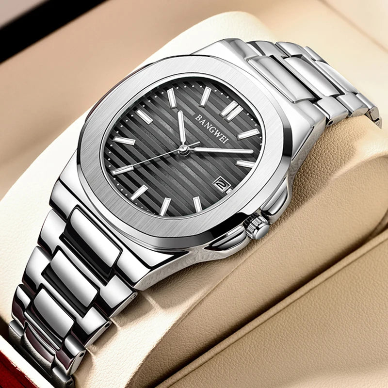 Square Luxury Bracelet Casual Waterproof Date Quartz Watches