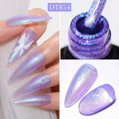 7ml Red Series Gel Nail Polish Glitter