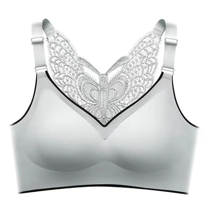 Sexy Butterfly Beautiful Back Seamless Large Size Bra