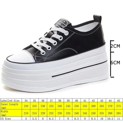 8cm 3 inch Leather Chunky Loafer Sneaker