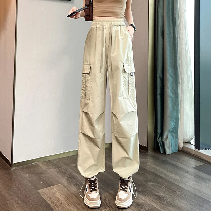 Joggers Chic Straight Cargo Pants