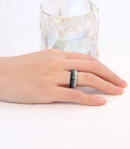 AAA Crystal Elegant Stainless Steel Rings
