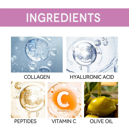 Crema facial con péptidos de colágeno