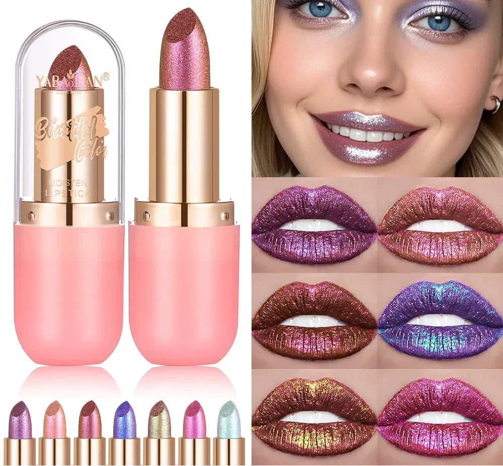 Metallic Matte Glitter Diamond Lipstick