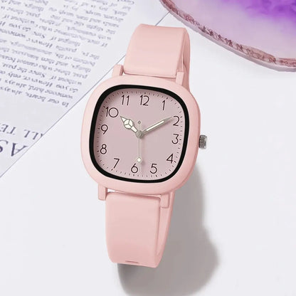 Quartz Simplicity Causal Silicone Strap Quartz Watch
