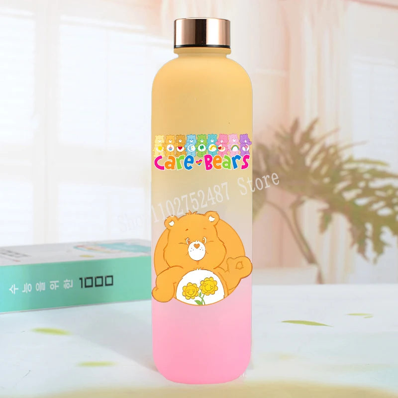 Cute Care Bears Water Bottle Outdoor Sports Kawaii Cup