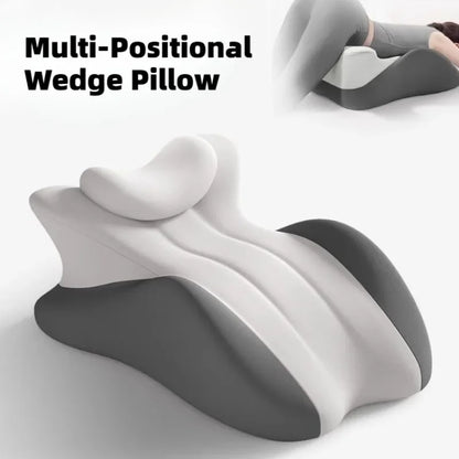 Multi-Positional Wedge Pillow Memory Foam Pain Relief