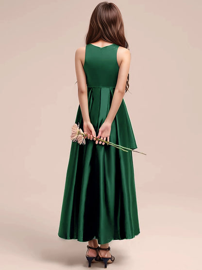 High Quality Dark Green Long Dresses For Teenage