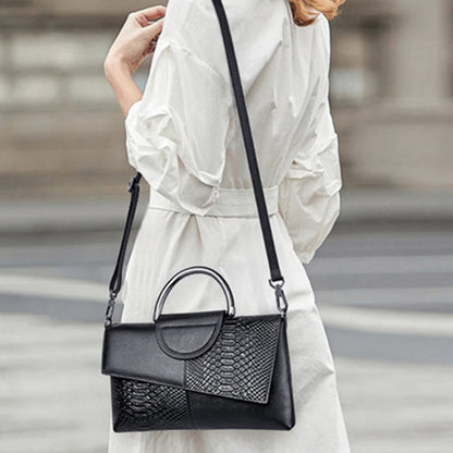 PU Synthetic Leather Alligator Bag