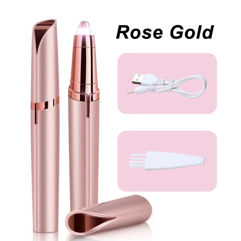 Electric Eyebrow Trimmer Eye Brow Shaper Pencil Face Hair Remover