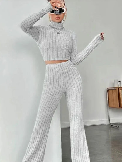 Elegant Loose Pants Suit Casual Sets