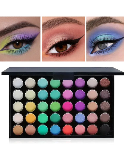 Glitter Eyeshadow Palette Matte Waterproof Cosmetics