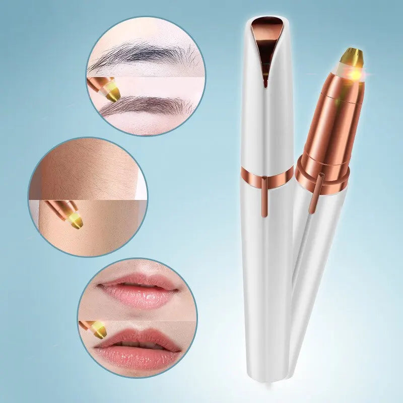 Electric Eyebrow Trimmer Eye Brow Shaper Pencil Face Hair Remover