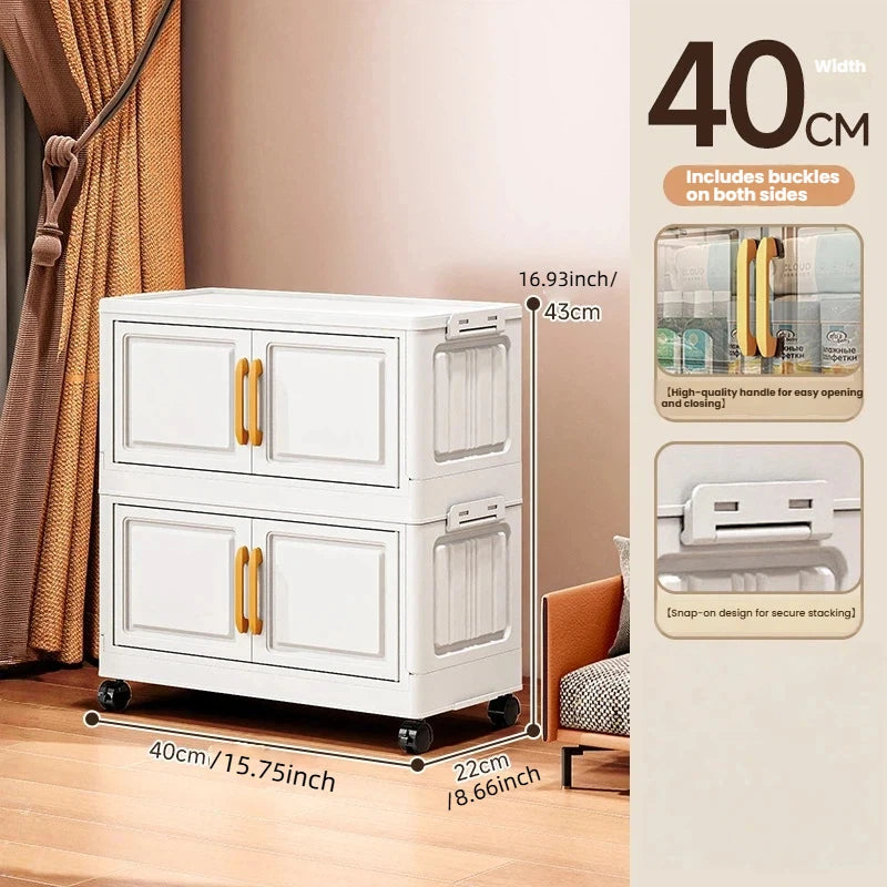 Double-door living room storage cabinet