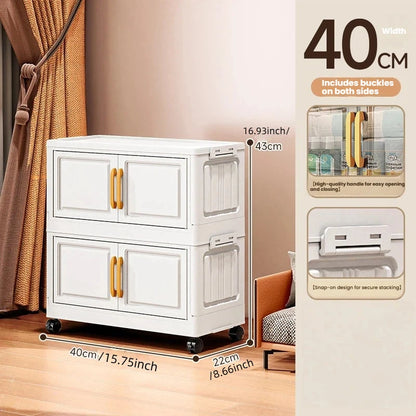 Double-door living room storage cabinet