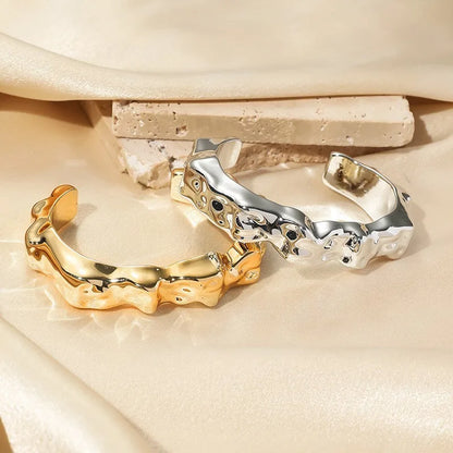 Exaggerated Hip Hop Rock Plastic Cuff Bracelet