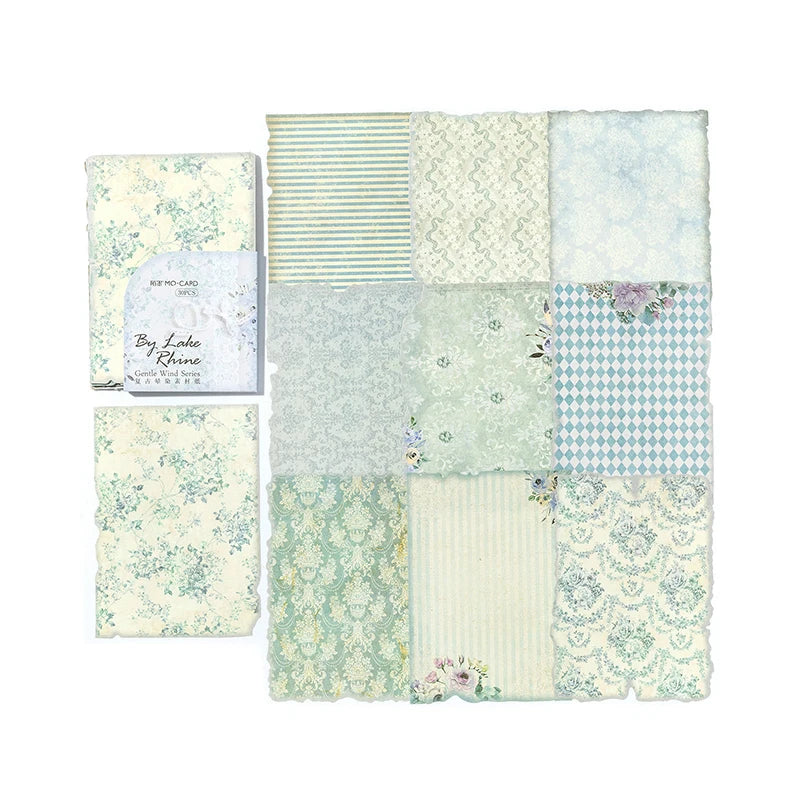 30Pcs/Pack Gentle Wind Series Scrapbooking Decorative