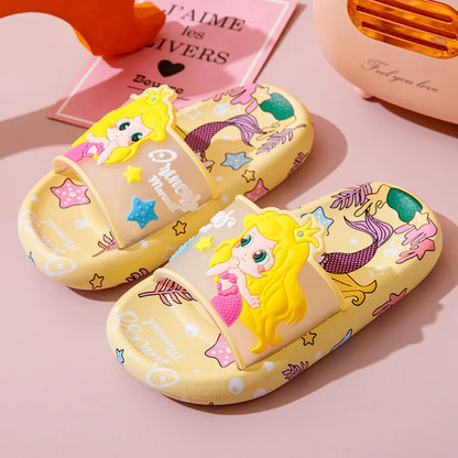 Mermaid Soft Bottom Non-slip Home Indoor Cute Princess Bathroom Slippers