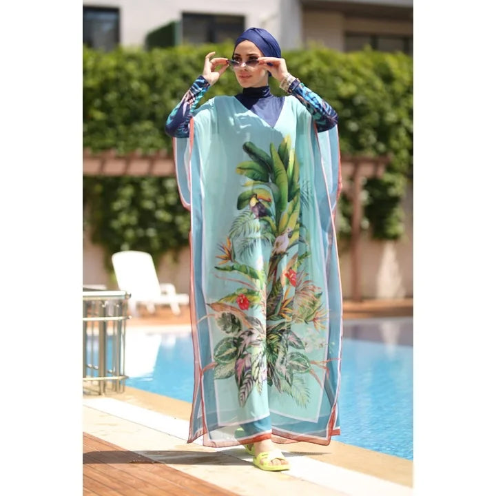 Burkini Cover Ups Muslim Swimwear Bathing Abaya