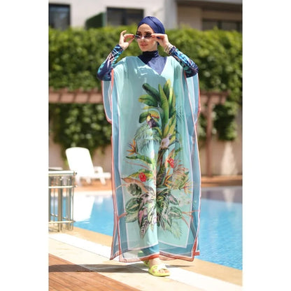 Burkini Cover Ups Muslim Swimwear Bathing Abaya