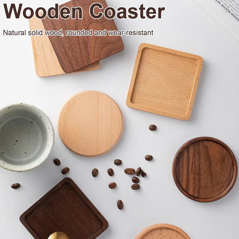 Wood Coasters Beech Coasters Heat Resistant