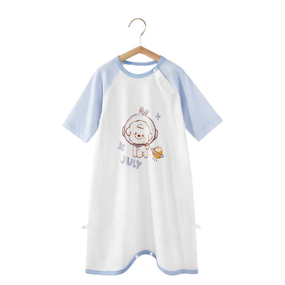 Girl Boy Nightgown Cartoon Pajamas Dress