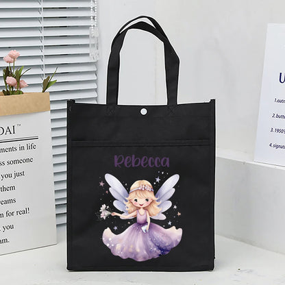 Kids Library Tote Bags Homeschool Cute Custom for Kids