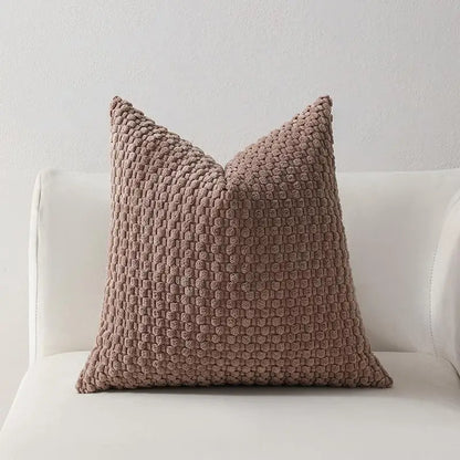 Soft velvet double-sided design sofa cushion cover