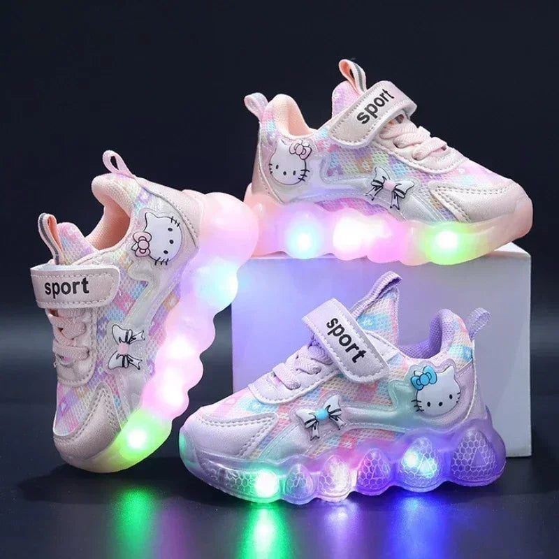 Hello Kitty Girl Kawaii Shine Sneakers