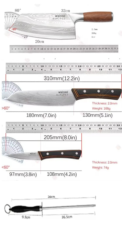 Stainless Steel Japanese 7Inch Kitchen Knife