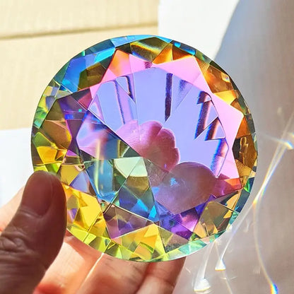 30-80mm AB Colorful K9 Crystal Diamond Rainbow Make
