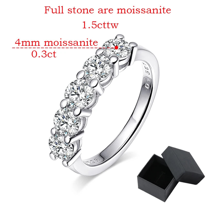 DANA White Gold 4mm Diamond Ring