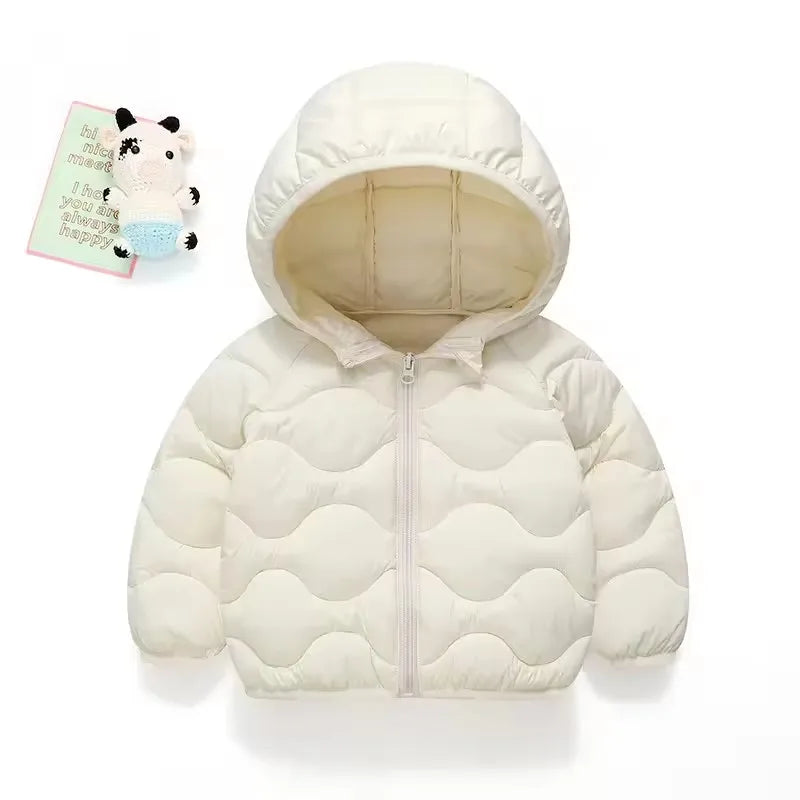 Lightweight Down Winter Warm Outerwear Hooded Long-Sleeved Cotton Jackets