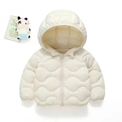 Lightweight Down Winter Warm Outerwear Hooded Long-Sleeved Cotton Jackets