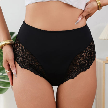 Stretchy High-Waist Thongs Sexy Lingerie Leopard Set