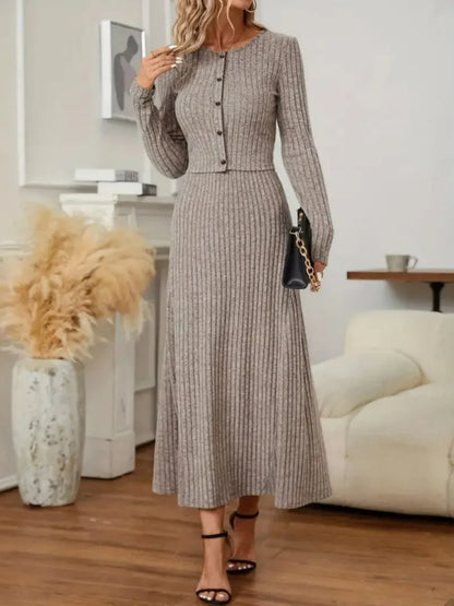 Elegant woollen dress se