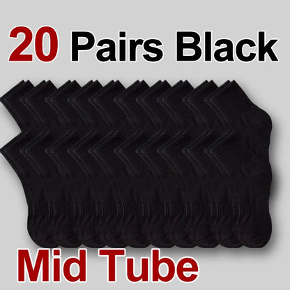 5/10/20 Pairs Round Neck Socks