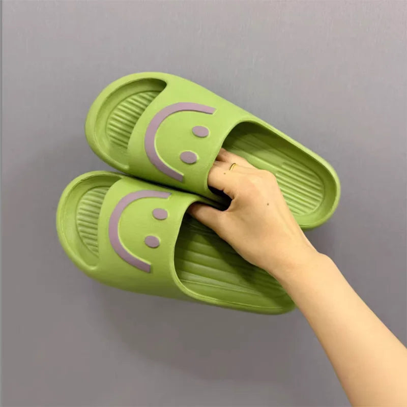 Summer Thick Sole EVA Candy Color Slippers