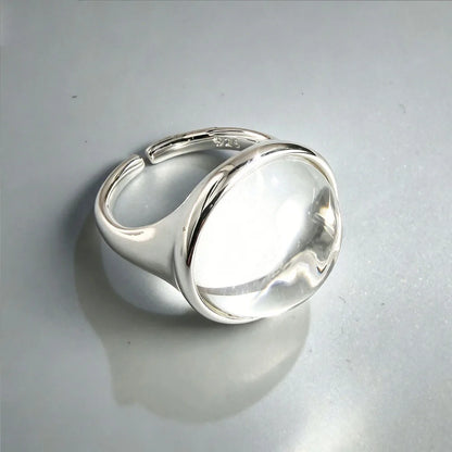 925 Sterling Silver Big Balls Finger Open Vintage Handmade Ring