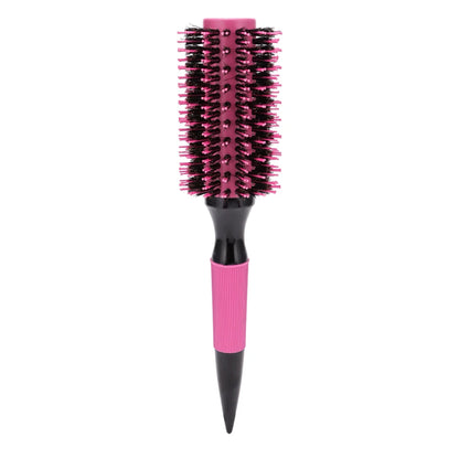 Wooden Round Hair Comb Brush With Boar Bristle Mix Hair Brush