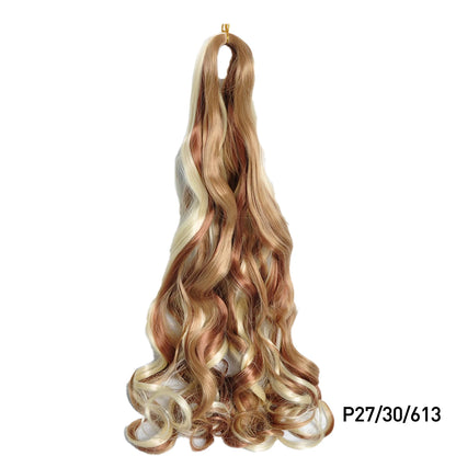 French Curls Braiding Hair 24Inch Hair Extensions