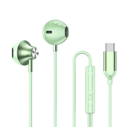 Headphones HiFi Surround Sound In-ear USB Type C/3.5mm With Wire Control