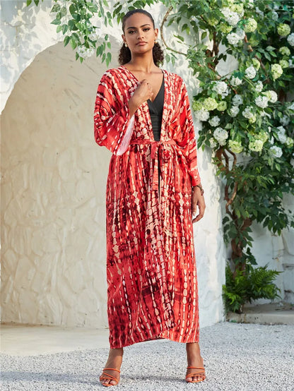 Long Kimono Swimsuit Cover up Outfits Bathing Suit