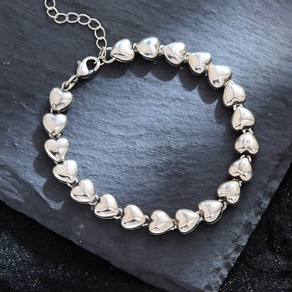 925 Sterling Silver Bangle Bracelet Set